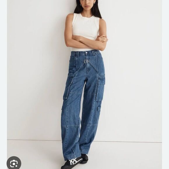 Madewell Denim - NWT Madewell X Molly Dickson Cargo Jeans